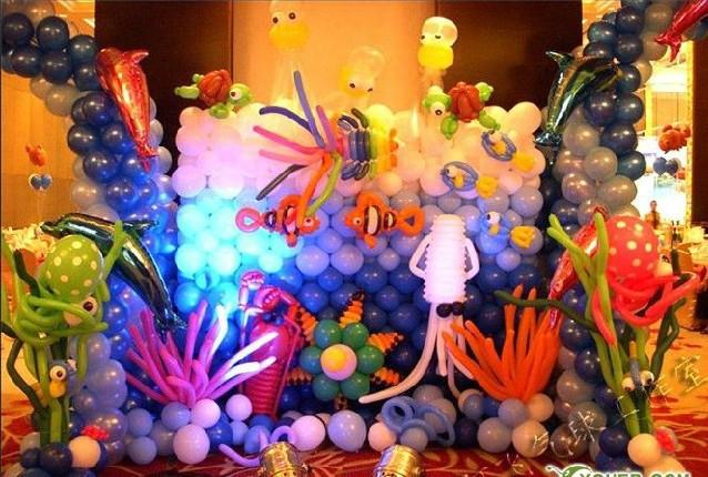 供应婚宴气球布置，装饰气球，饰景气球，魔术气球表演
