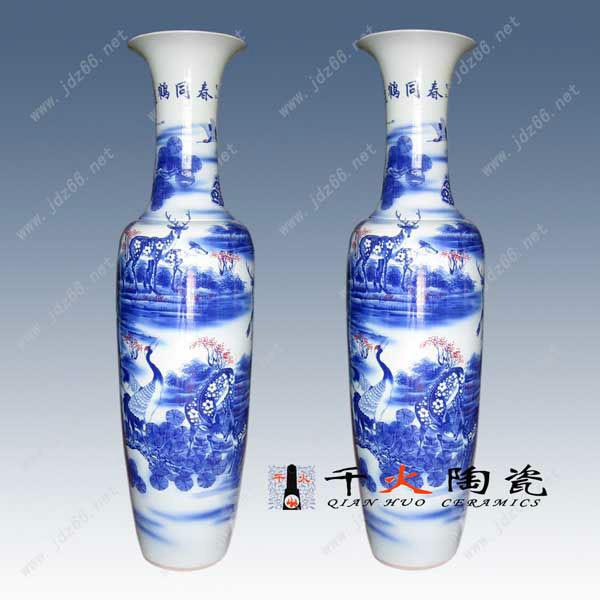 陶瓷大花瓶批发 开业礼品陶瓷价格
