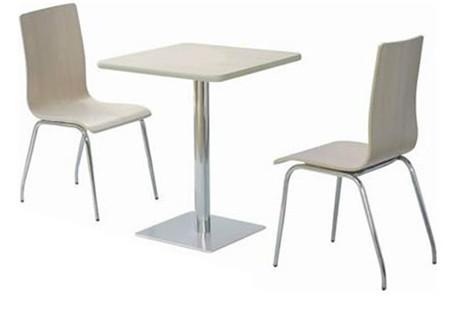 白云奶茶店桌椅，防火板桌椅价格，奶茶店桌椅定制