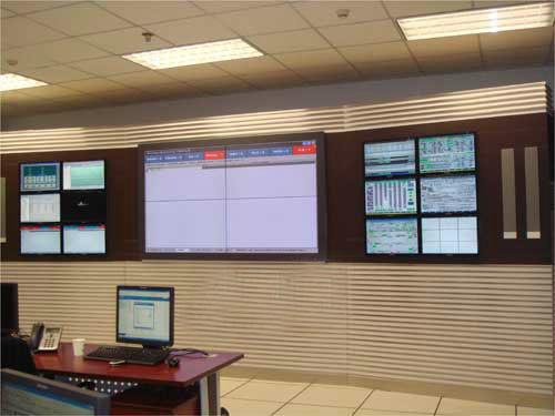 威鼎科技为西安纺织城客运站成功打造4×6超窄边液晶拼接显示系统
