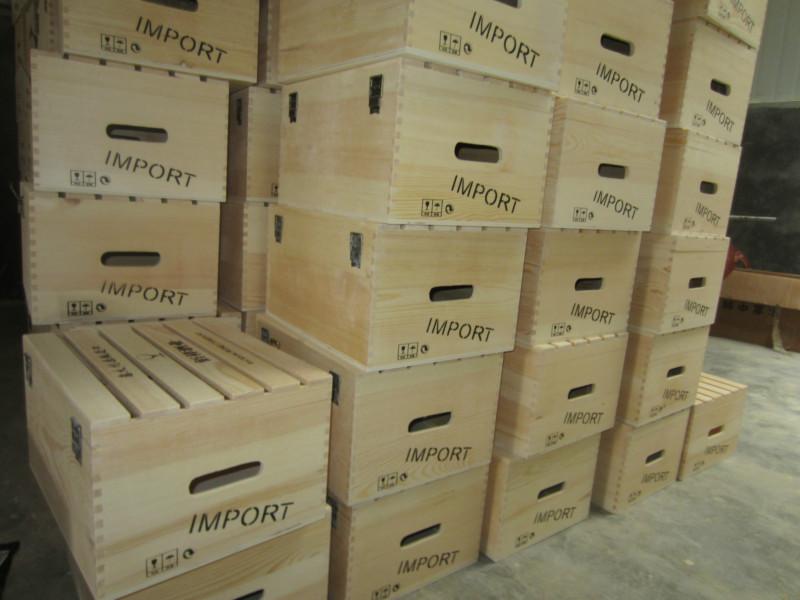 供应厂家生产定做木质包装盒红酒木盒六支装酒盒木箱