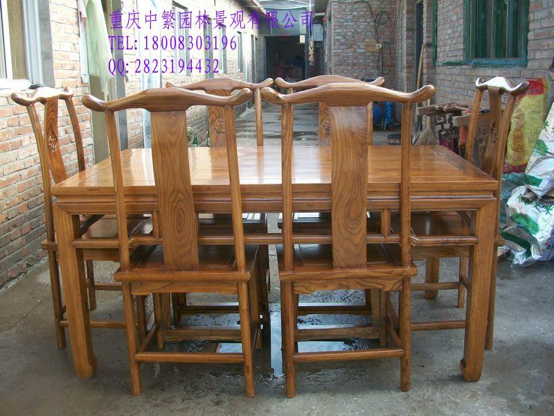 重庆厂家各类餐桌书桌衣柜茶几制作，重庆户外仿古家具的生产商