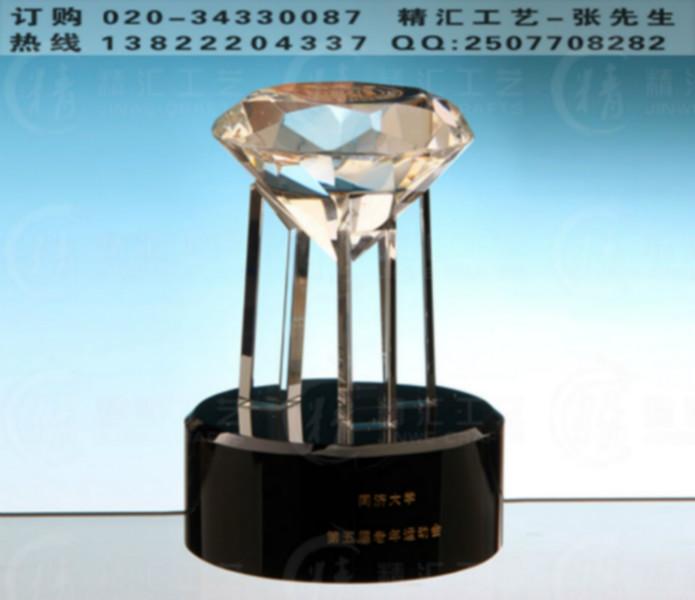 供应柳州水晶纪念品，公司周年庆典纪念品定做，水晶礼品定做图片