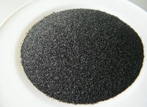 洛阳市黑刚玉段砂厂家供应用于耐磨地坪的黑刚玉段砂1-3mm 黑刚玉生产厂家