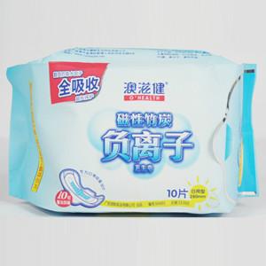 广东润和实业竹炭负离子卫生巾批发