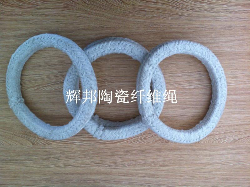 供应钢丝加强型陶瓷纤维绳  工业设备保温密封专用