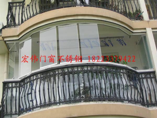 重庆市无框阳台封阳台无框玻璃厂家