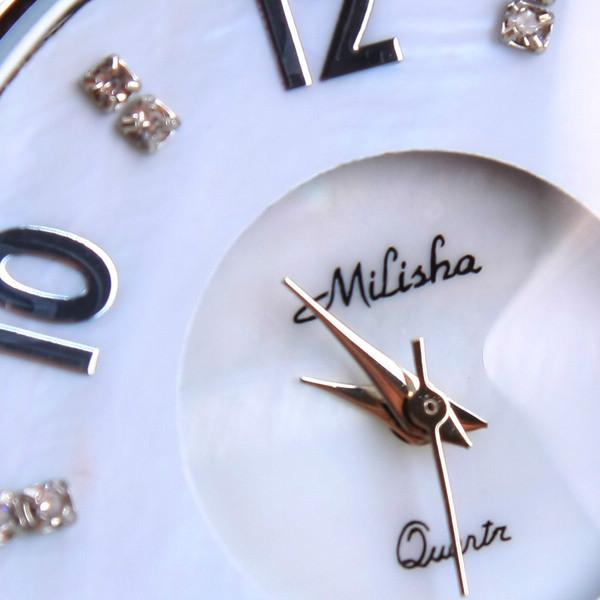 供应情人节礼物米莉莎陶瓷手表水钻女表白陶瓷韩国石英钻石水钻