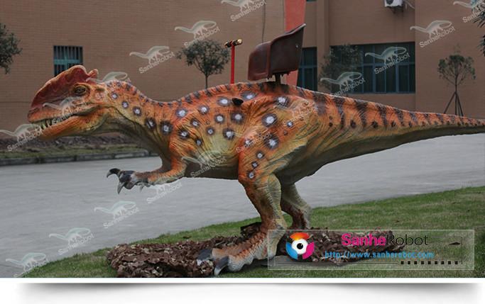 供应双脊龙骑乘 会动的恐龙 恐龙展览品 自贡仿真恐龙出租