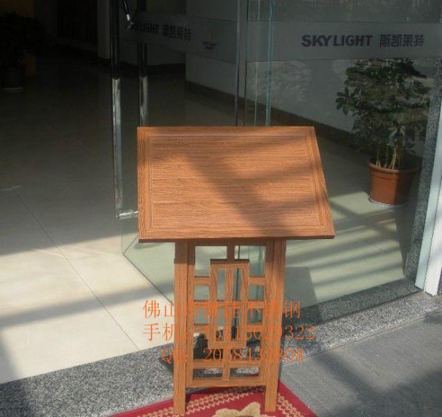 供应苏州园林景区指示牌木纹装饰板