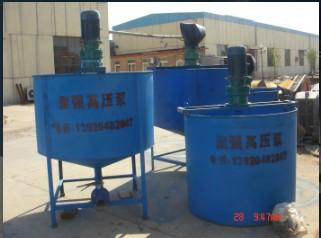 高压注浆泵灌浆泵泵配件搅拌罐天津聚强厂家,成套供应中