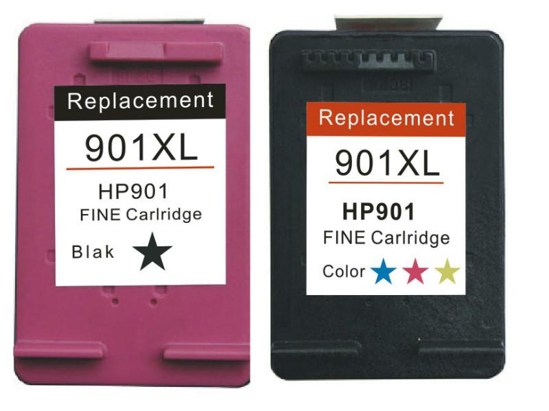 供应工厂批发HP901XL再生兼容墨盒图片
