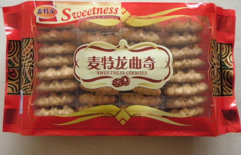 曲奇饼干生产厂家供应200g麦特龙曲奇饼干批发代理招商