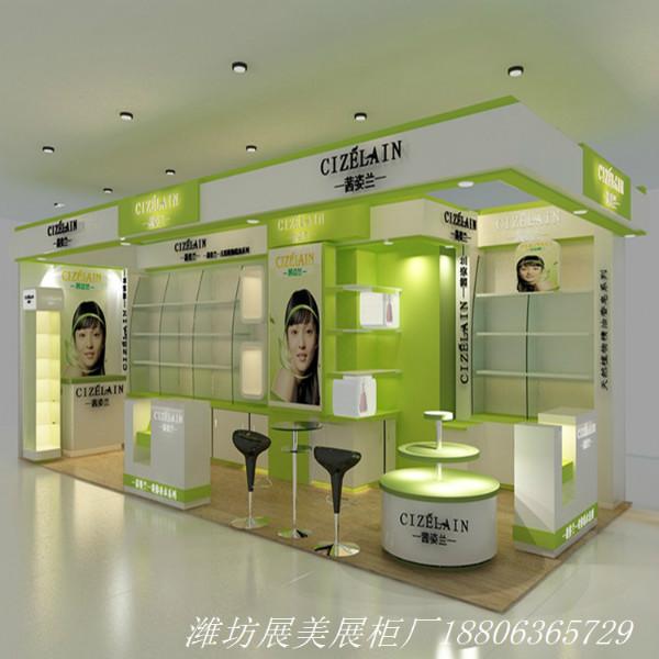 供应化妆品中岛展柜前台柜商场布局厂家直供图片