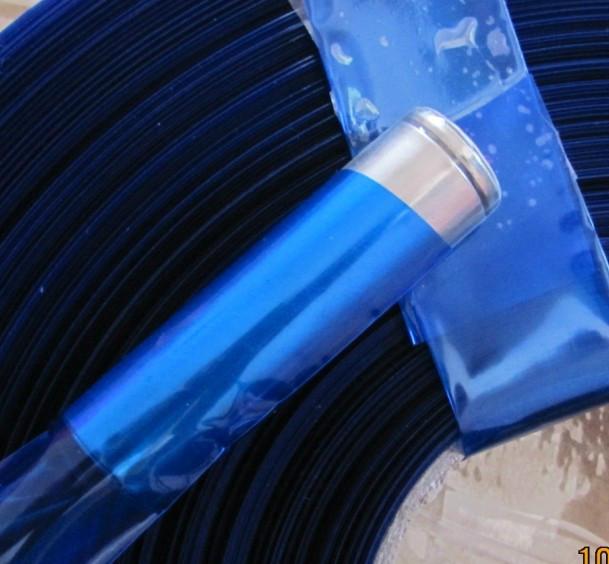 供应PVC透明蓝热缩套管半透明绝缘图片