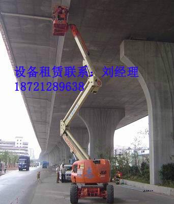 上海供应14米自行曲臂式高空作业车出租升降机租赁价格图片