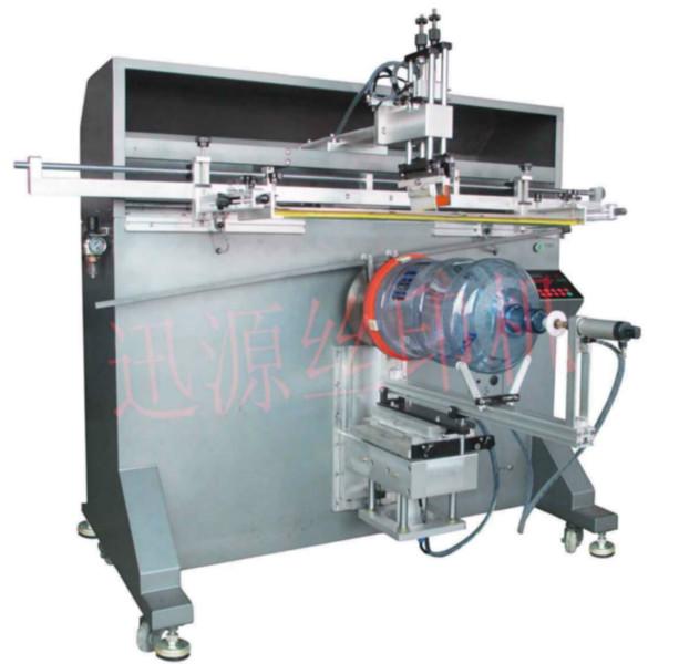 S-1200R大圆水桶丝印机，印刷矿泉水桶，蒸馏水大圆面丝印机