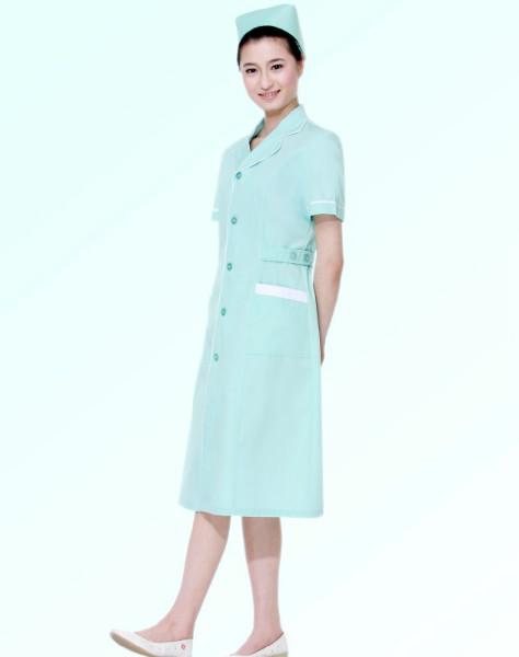 2013新款修身抗静电短袖护士服图片|2013新款