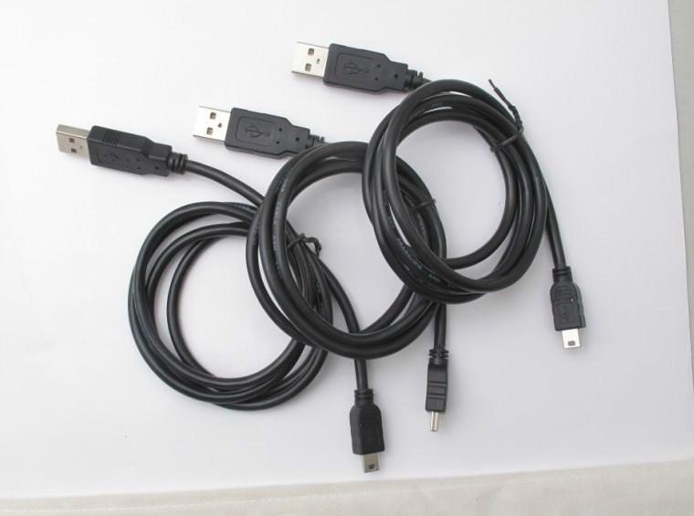 USB转mini5P数据线充电线批发