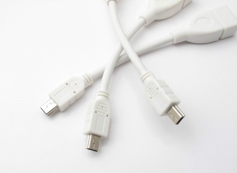 深圳市USB转mini5P转换线OTG数据线厂家供应USB转mini5P转换线OTG数据线