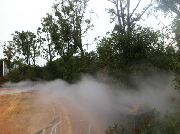供应全自动造雾机喷雾降温景观造雾工程