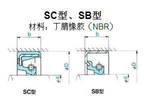 SC型SB型NOK产密封件批发
