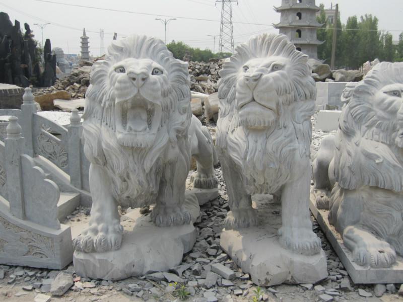 供应石雕狮子供应河南郑州新乡地区