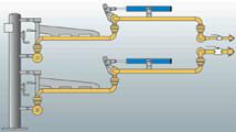 供应AL2543汽车液化气装卸臂鹤管