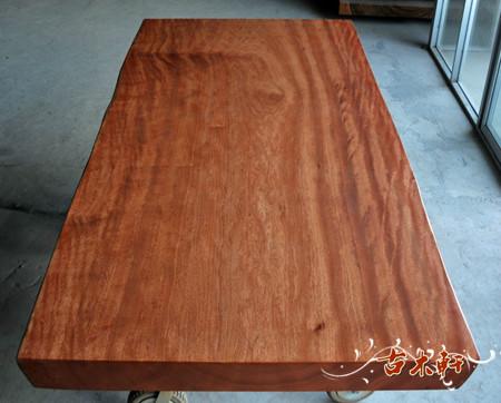 供应冰糖果实木办公桌休闲桌/实木平板大板 非洲进口大板