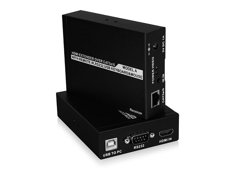 供应HDMI+KVM延长器RS232串口USB鼠标键盘IR