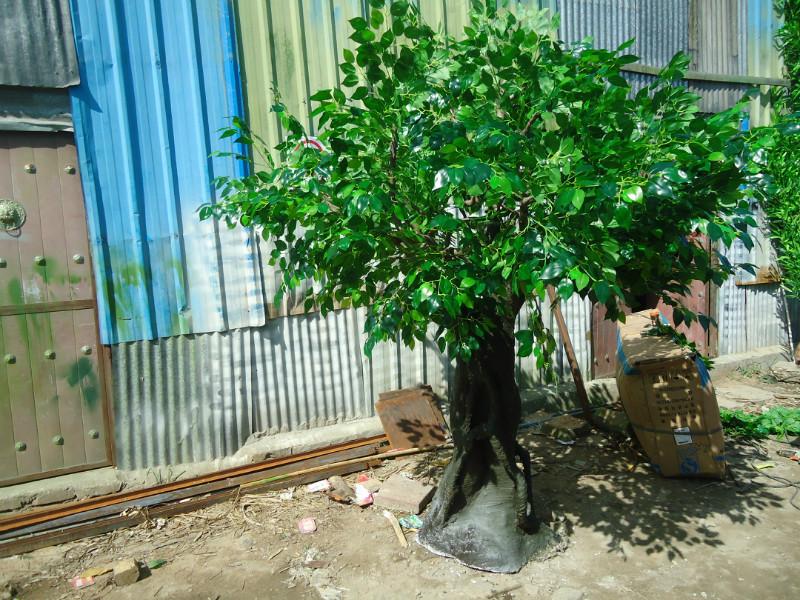 供应大型仿真玻璃钢树定做北京仿真桃花树许愿树金榕树批发价格