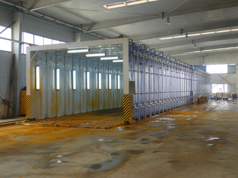 供应青岛伸缩式喷烤漆房生产供应商图片