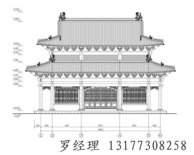 寺庙图纸寺院施工图设计