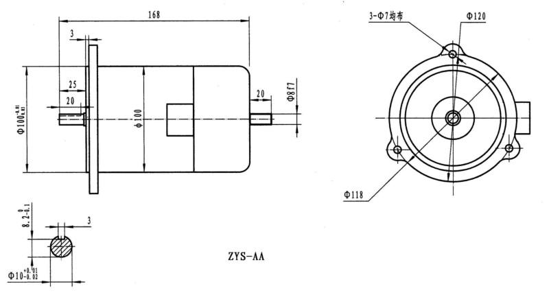 ZYS-6A永磁式直流测速发电机批发