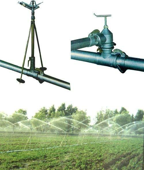 供应怀来县土地整理移动式灌溉_铝合金图片