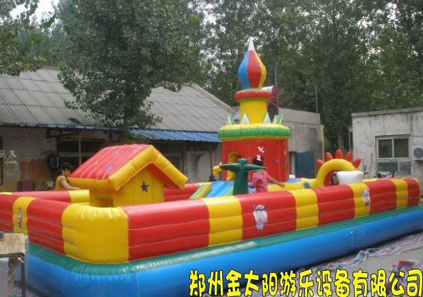 供应郑州大型充气玩具城堡大型充气城堡熊出没 喜洋洋城堡