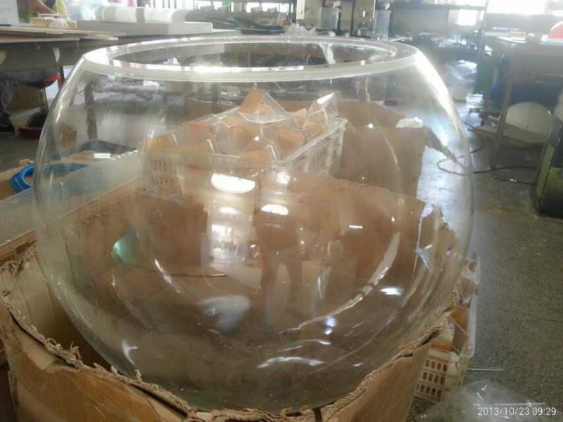 深圳市亚克力1300mm超大透明圆球圣诞球厂家供应亚克力1300mm超大透明圆球圣诞球