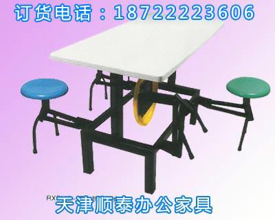 供应餐桌椅 -钢制餐桌椅-快餐桌-食堂快餐桌-定制餐桌椅图片