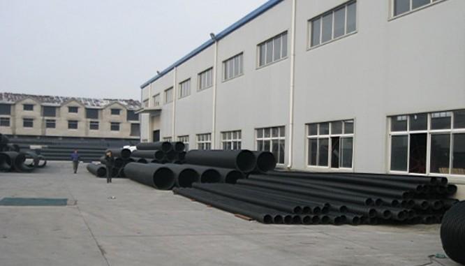 供应HDPE/PVC双壁波纹管浙江越财管业生产不锈钢井盖球墨铸铁井盖