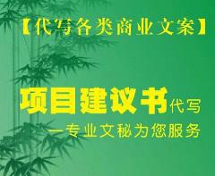 安徽六安寿县项目立项建议书批发