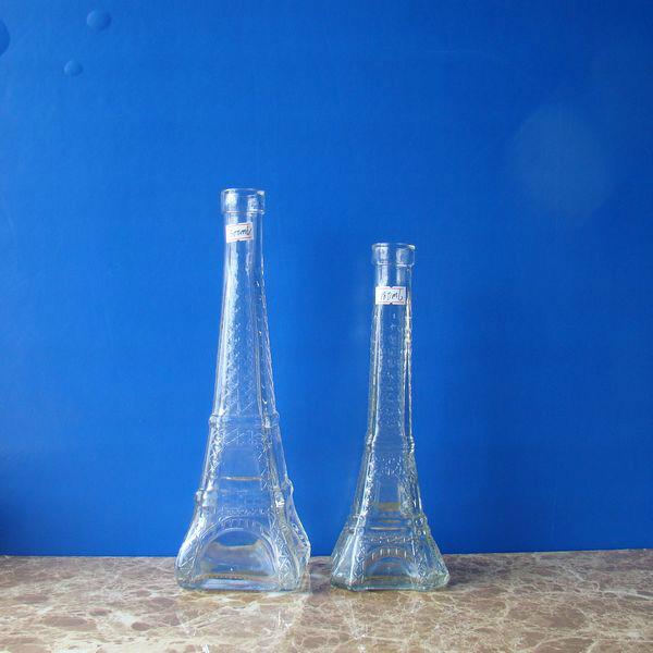 供应塔形玻璃瓶玻璃酒瓶