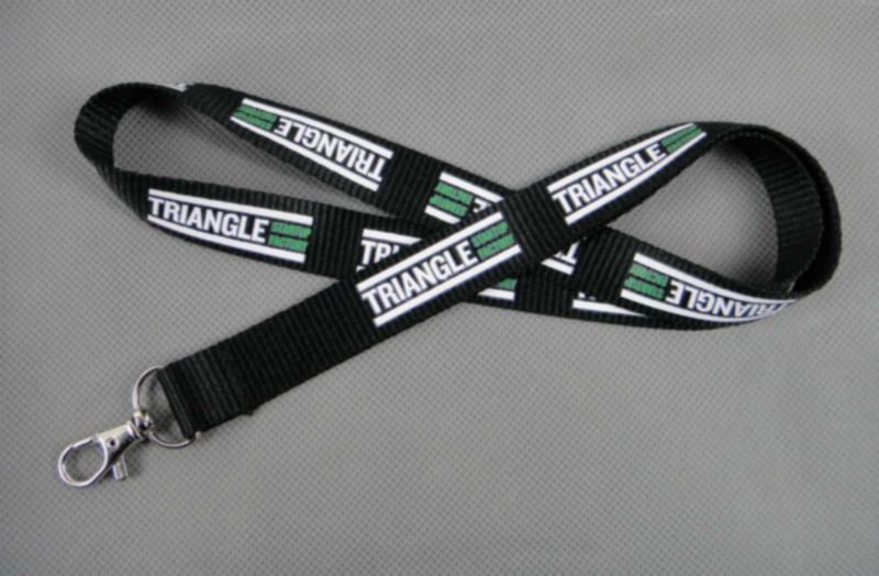 福州市工牌吊绳厂家供应公司logo标志的工牌吊绳 丝印涤纶织带证件挂绳