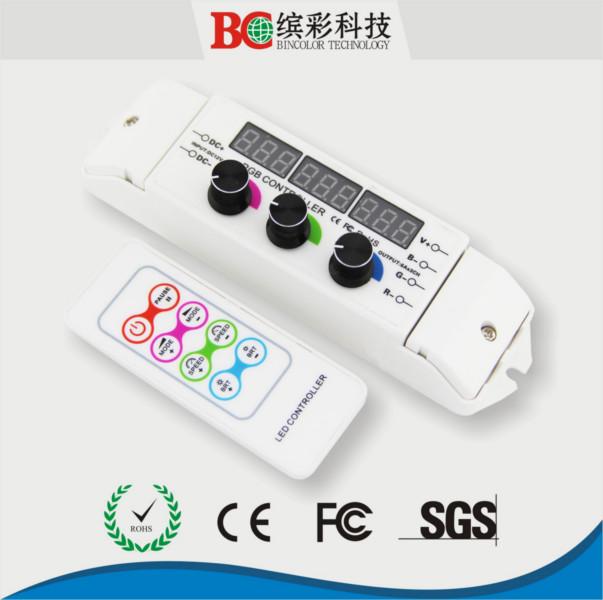 供应LED控制器，旋钮调色，七彩灯条控制器（BC-350RF）