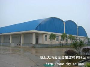 供应武汉钢结构钢结构厂房拱形屋顶