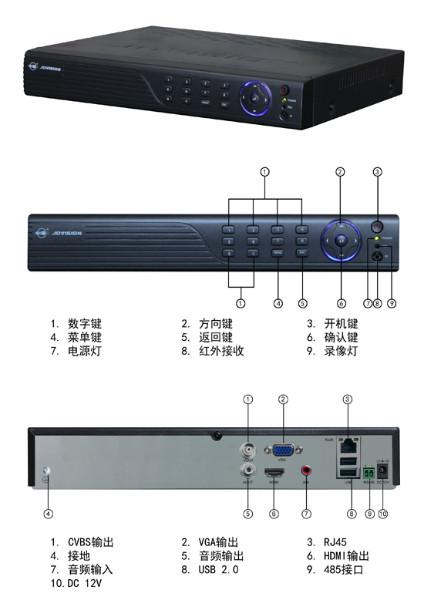 供应JVS-ND6008-H1网络高清硬盘录像机，监控主机