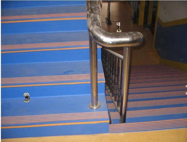 学校楼梯扶手防滑装置图片