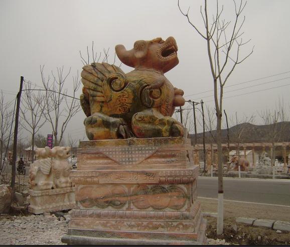 吉林市十二生肖塑像/公园动物石雕/